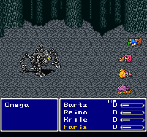 Final Fantasy V Part 40 Reina vs. Omega